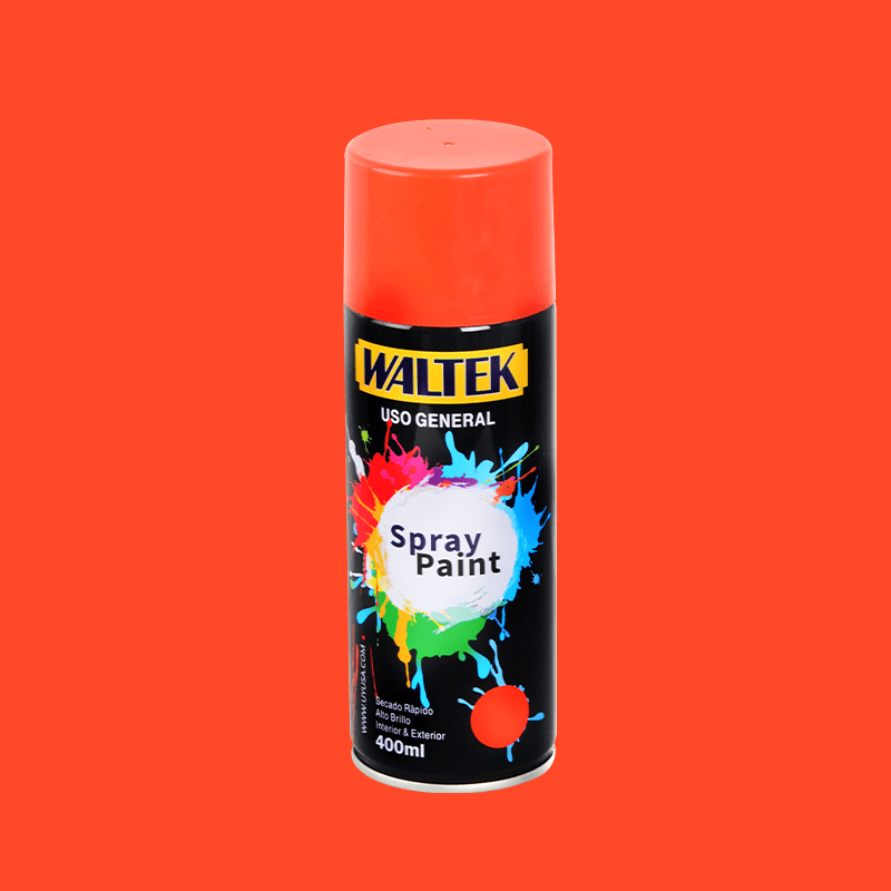 ESMALTE EN AEROSOL 400ML/230G No.701 NORMAL-NARANJO WALTEK1