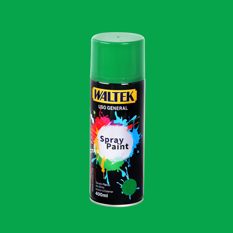 ESMALTE EN AEROSOL VERDE 350ML/250G MARCA WALTEX W71VE371