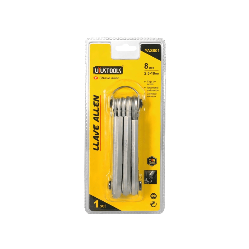 LLAVE ALLEN 8PCS 2.5-10MM UYUSTOOLS1
