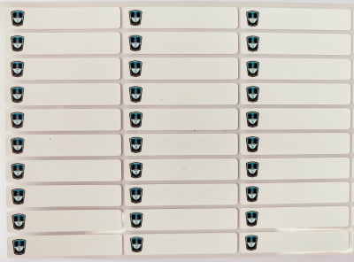 ETIQUETAS CHICAS PLANCHABLES PARA MARCAR ROPA