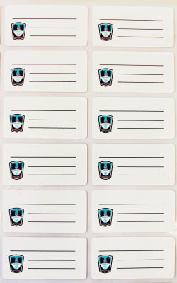 ETIQUETAS PARA MARCAR CUADERNOS