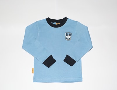 POLERA CELESTE UNISEX M/L