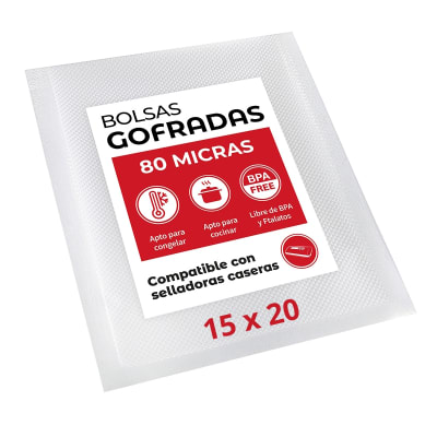 100 Bolsas Sellado Al Vacío 15x20cm1