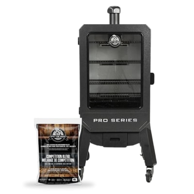 AHUMADOR A PELLET PIT BOSS VERTICAL PRO V4P Wifi + 1 PELLET COMPETENCIA