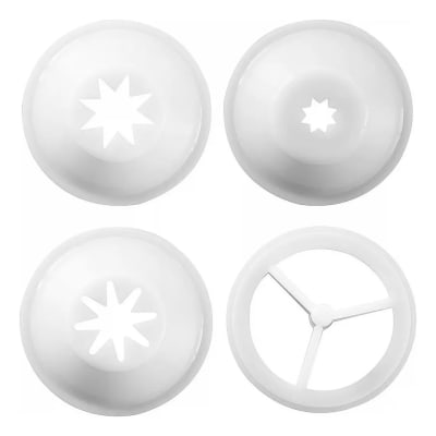 KIT 4 BOQUILLAS PARA HACER CHURROS (PLASTICAS)