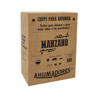 Chips De Madera Para Ahumar 1Kg - Manzano