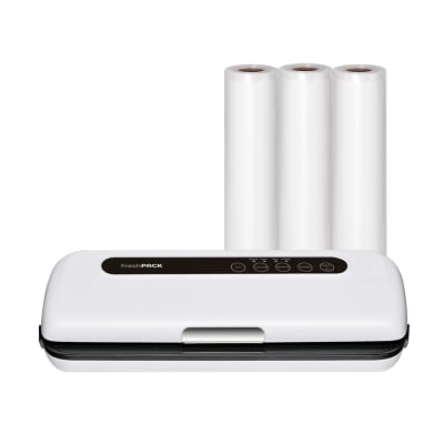 Maquina Selladora Al Vacio Frespack + 3 Rollos 28cm X 5mts