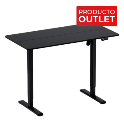 ESCRITORIO NEGRO ELECTRICO 120X60X18CM  ARMADO SIN CAJA, RETIRO EN TIENDA