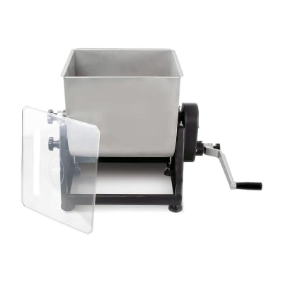 Mezcladora De Carne Manual 10 Litros - 7kg Inox Inclinable1