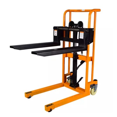 Apilador Hidráulico Manual 400 Kg Elevación 90 Cms1