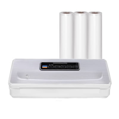 SELLADORA VACIO INALÁMBRICA SV200 + 3 ROLLOS 28X5M