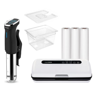 Pack Sous Vide Sv15 + Sv100 + 3 Rollos 22x5 + Contenedor 11Lt + Tapa1