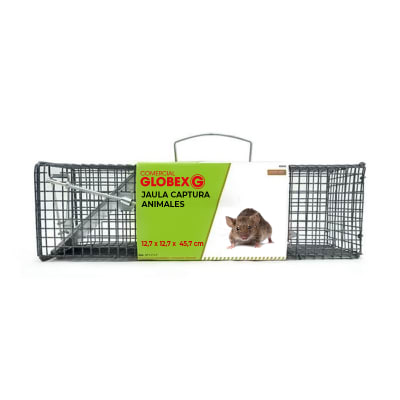 Jaula Trampa Captura Animales 12,7x12,7x45,7 Cm Roedores1