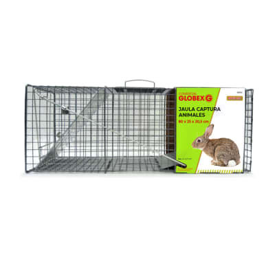 Jaula Trampa Captura Animales 80 X 30,5 X 25,4 Cm1