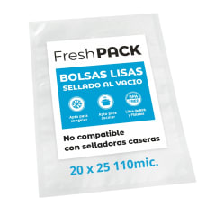 100 BOLSAS VACIO LISAS 110 MICRAS 20X25 CM