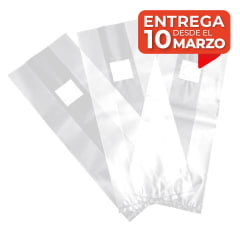 BOLSAS PARA CULTIVO DE HONGOS 20X12X50, 60 MICRAS