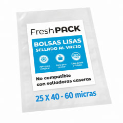 PACK 100 BOLSAS VACIO LISAS 60 MICRAS 25X40 CM