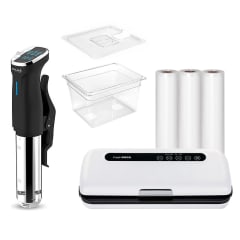 Pack Sous Vide Sv15 + Sv100 + 3 Rollos 22x5 + Contenedor 11Lt + Tapa
