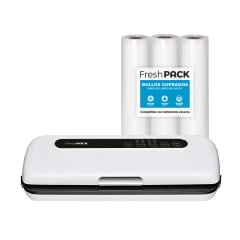 Maquina Selladora Al Vacio Frespack + 3 Rollos 28cm X 5mts
