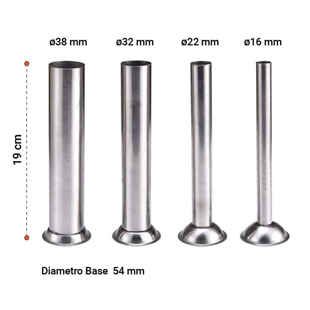 Set respuesto 4 tubos embutidoras2