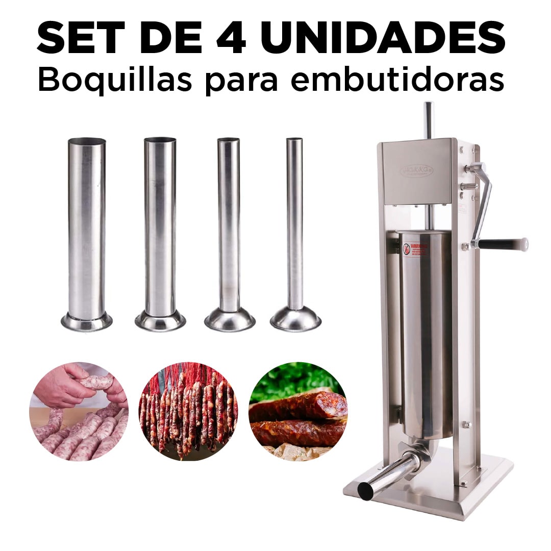 Set respuesto 4 tubos embutidoras3