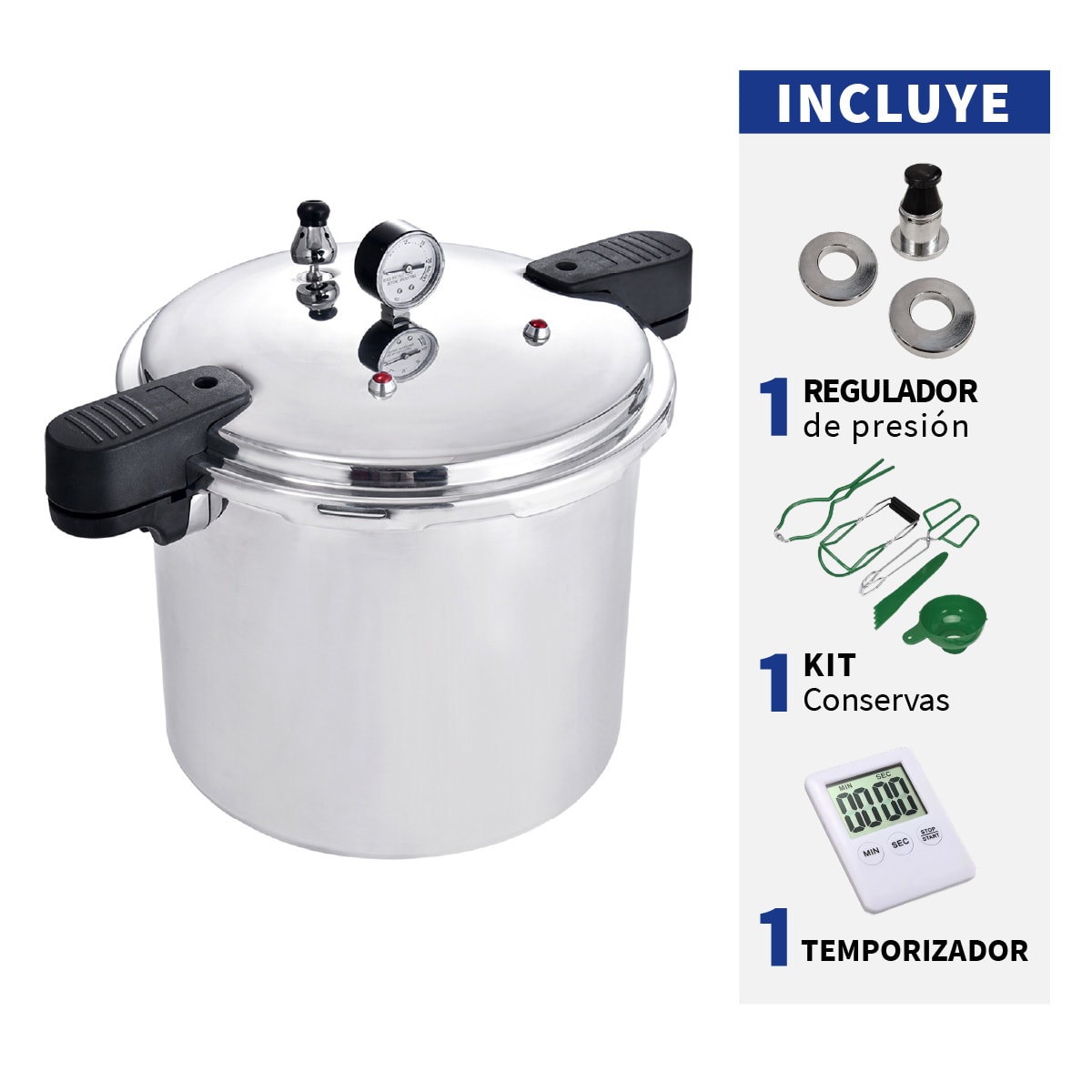 OLLA A PRESION AUTOCLAVE DE 21LTS2