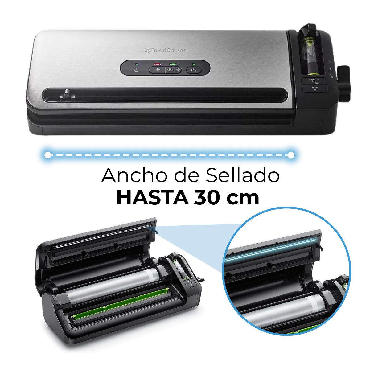 SELLADORA AL VACIO FOODSAVER FFS0172