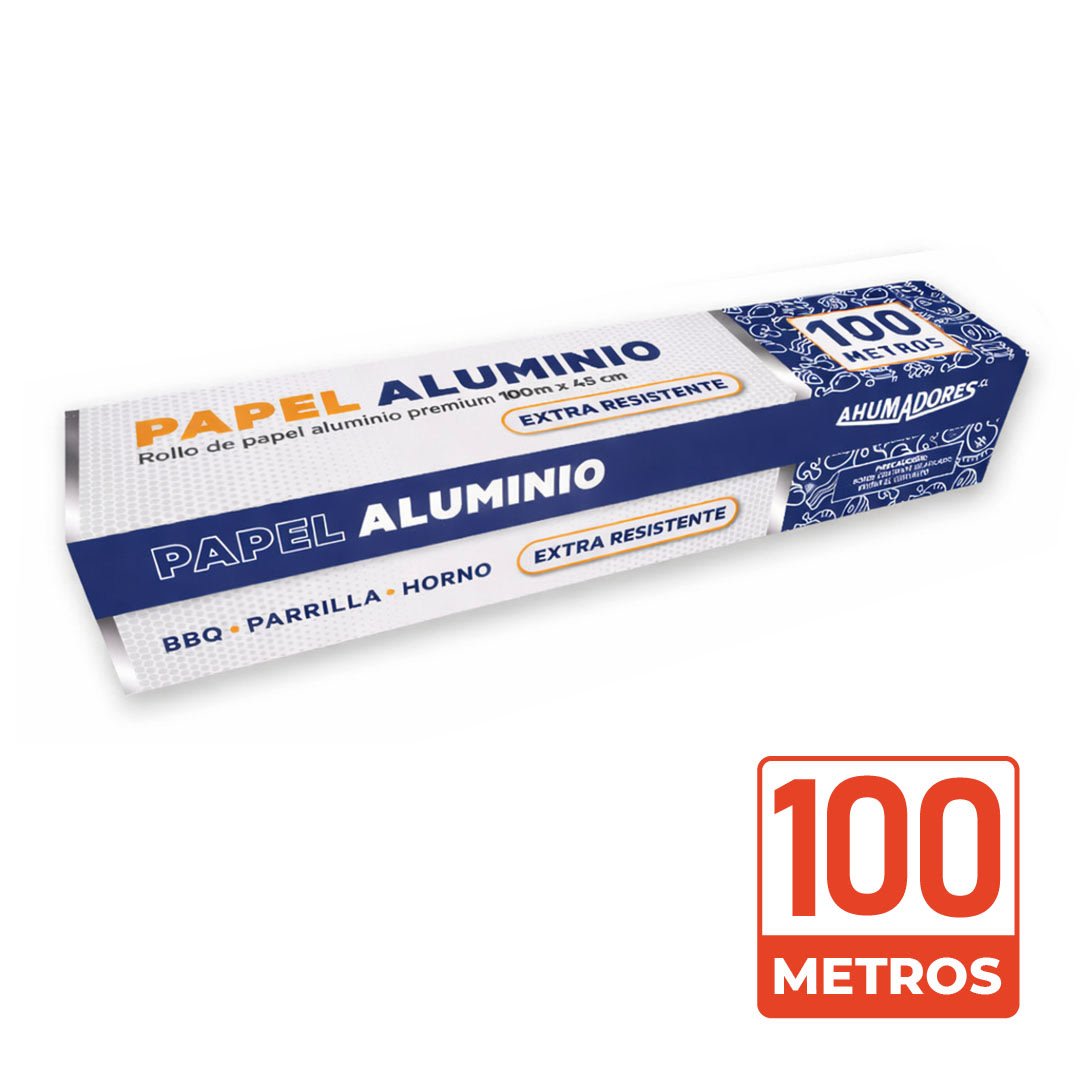 ROLLO PAPEL ALUMINIO 45CMS X 100M1