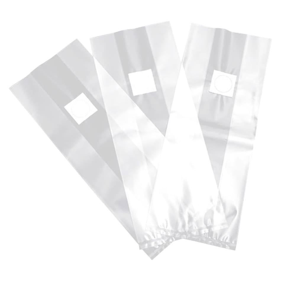 Pack 100 Bolsas para Cultivo de hongos 20x12x501