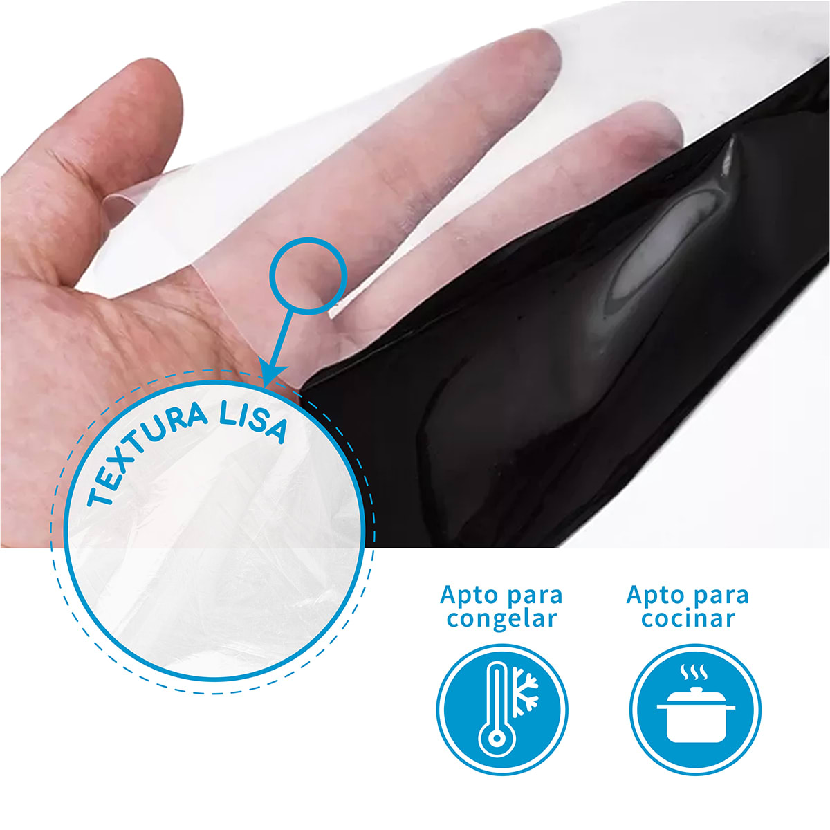 BOLSA VACIO NEGRA 70 MICRAS 15X24 CM6