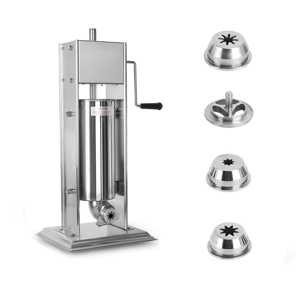 PACK EMBUTIDORA 5 L + 4 BOQUILLAS PARA MAQUINA DE CHURROS1