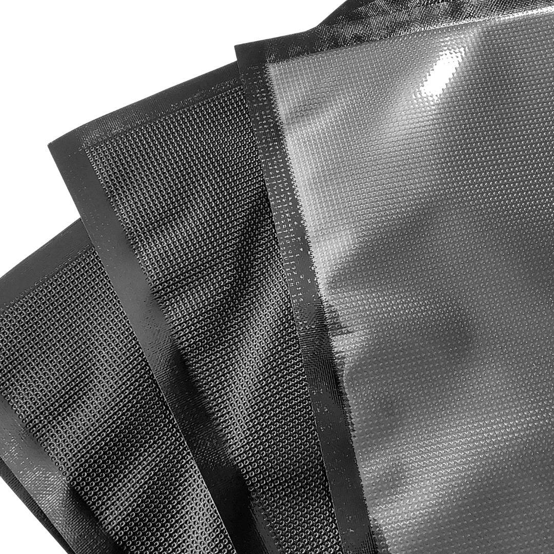 PACK 100 BOLSAS GOFRADAS NEGRAS 80 MICRAS 20X25 CM6