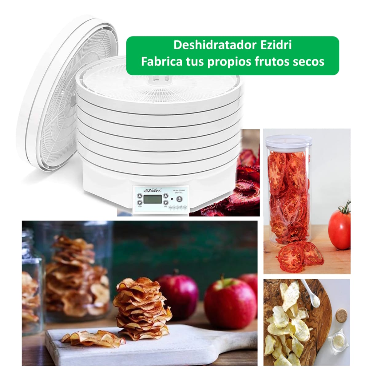 Deshidratador Ezidri Ultra FD1000 con 20 bandejas2
