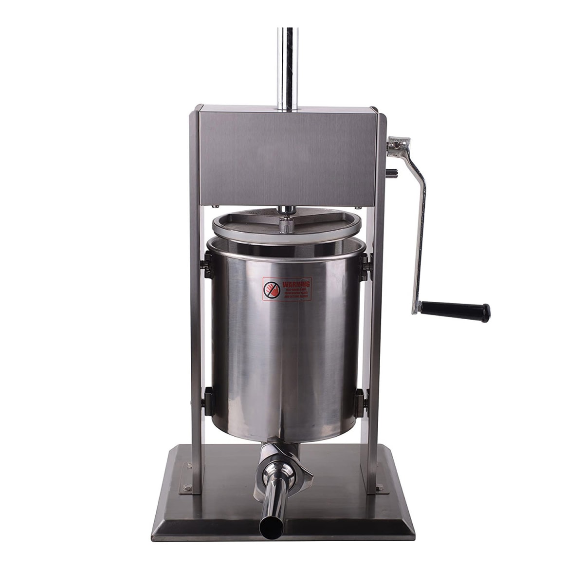 Embutidora Manual Vertical 10 Lts Acero Inoxidable Hakka1