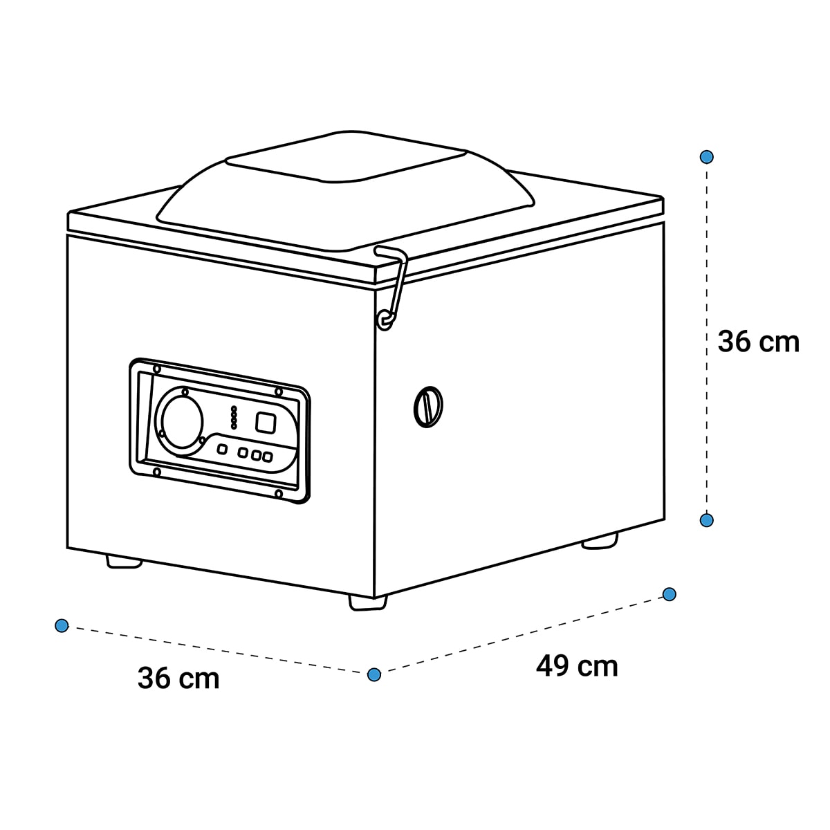 SELLADORA AL VACIO DE CAMPANA FRESHPACK FBS-2604