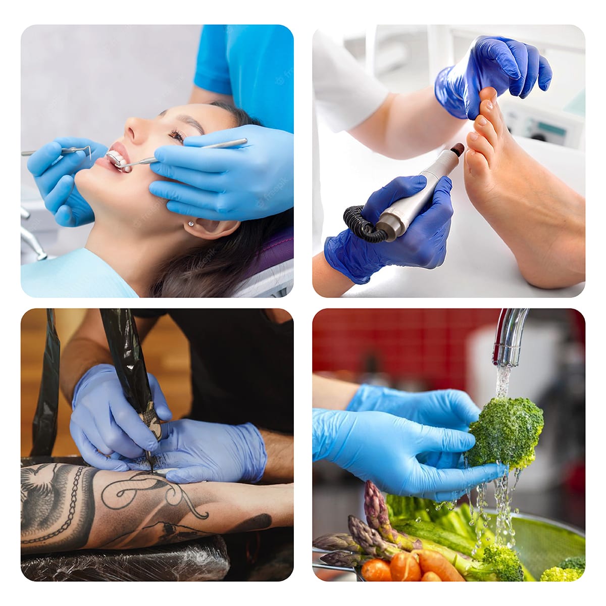 Guantes 100% De Nitrilo Caja 100 Unid. Tallas Xs S M L Xl5