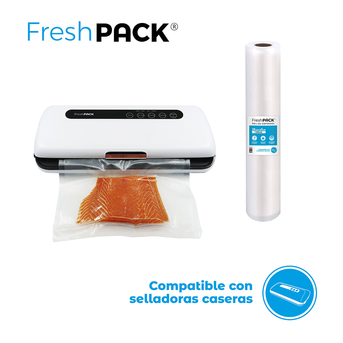 Rollo bolsas Sellado Vacío 28cm X 5mts Para Oster-foodsaver3