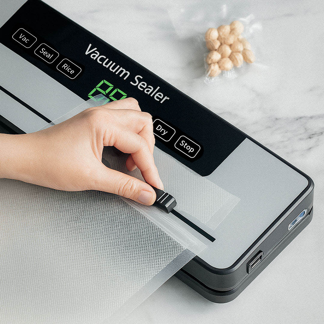 Selladora al Vacío Cortador + 3 rollos 28cm4