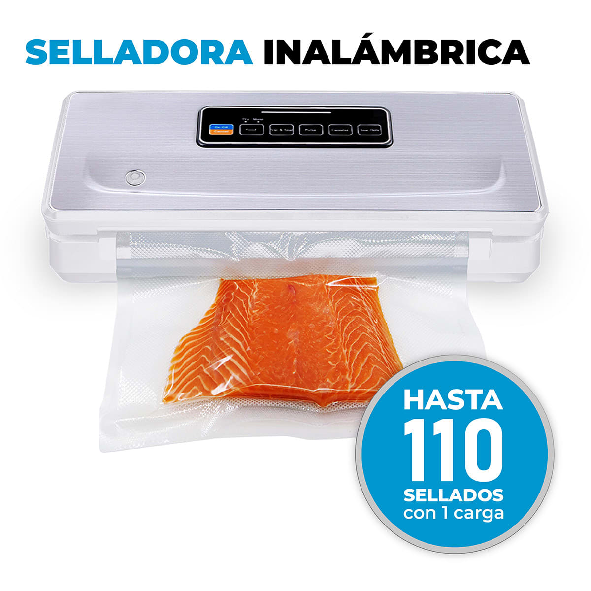 SELLADORA VACIO INALÁMBRICA SV200 + 3 ROLLOS 28X5M4