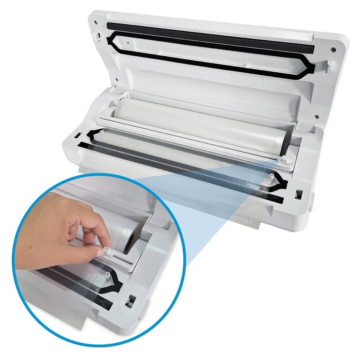 SELLADORA VACIO INALÁMBRICA SV200 + 3 ROLLOS 28X5M5