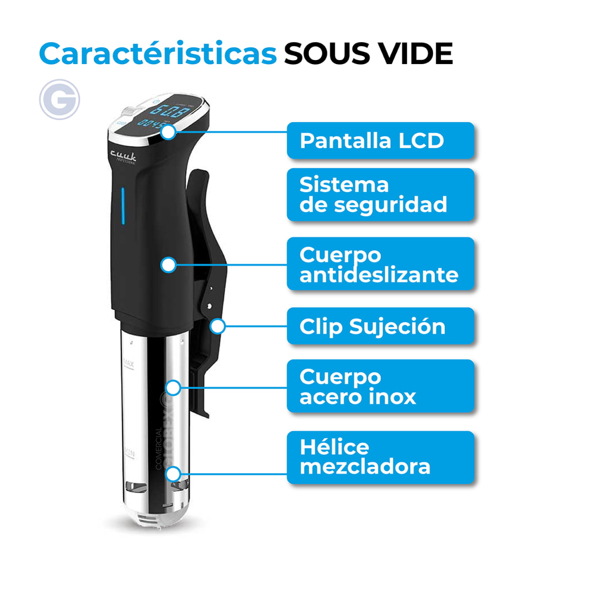 PACK SOUS VIDE SV15 Y CONTENEDOR 11LTS4