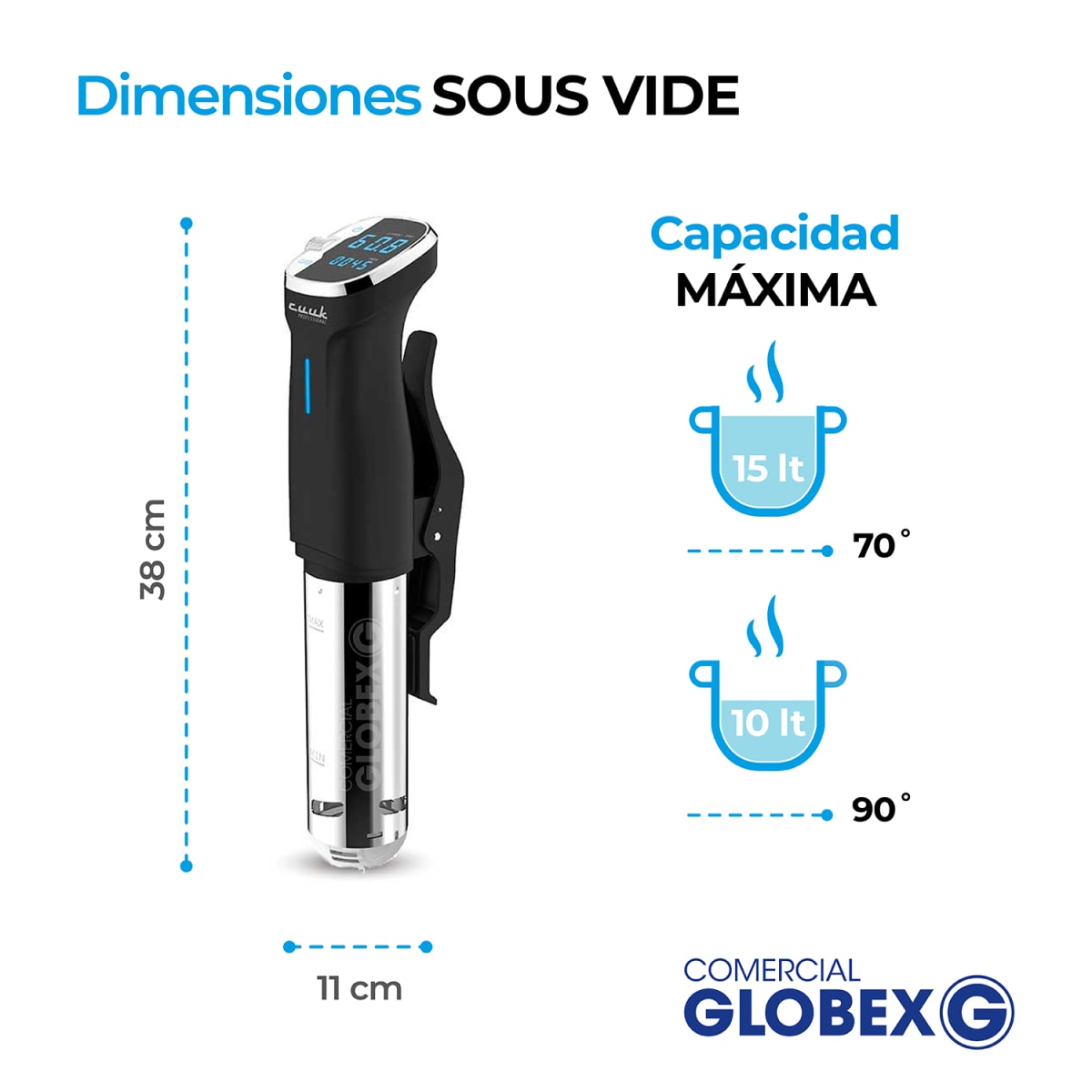 PACK SOUS VIDE SV15 Y CONTENEDOR 11LTS4