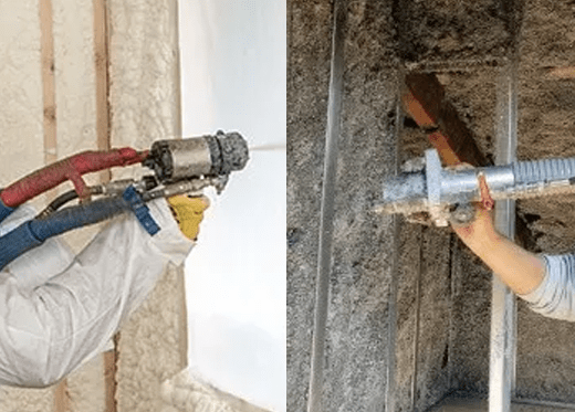 Poliuretano Expandido VS Celulosa Proyectada