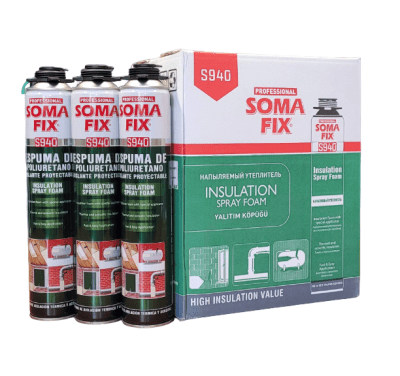Pack 12 Espuma de Poliuretano Proyectada S9401