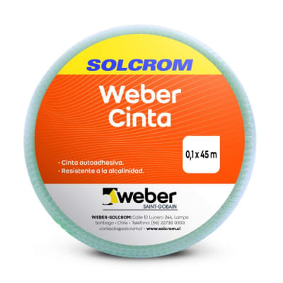 Weber Cinta de Detalles EIFS de Fibra de Vidrio 10 cm x 45m