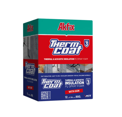 Poliuretano Proyectado Akfix Thermcoat Pack 12 un