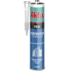 Sellador Poliuretano Construccion Blanco Akfix 310 ml