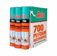 Pack 12 Espuma Expansiva Poliuretano Akfix 700 750 ml