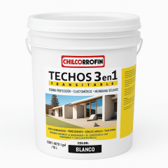 Pintura Térmica Elastomerica Techos 3 en 1 Chilcorrofin