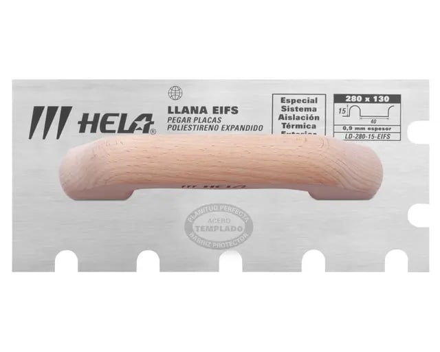Llana Dentada EIFS 280 x 130 mm - HELA LD-280-151